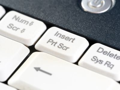 Print Screen Prt Scr button on a Windows computer keyboard.