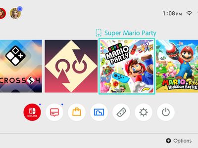 Nintendo Switch Home Screen